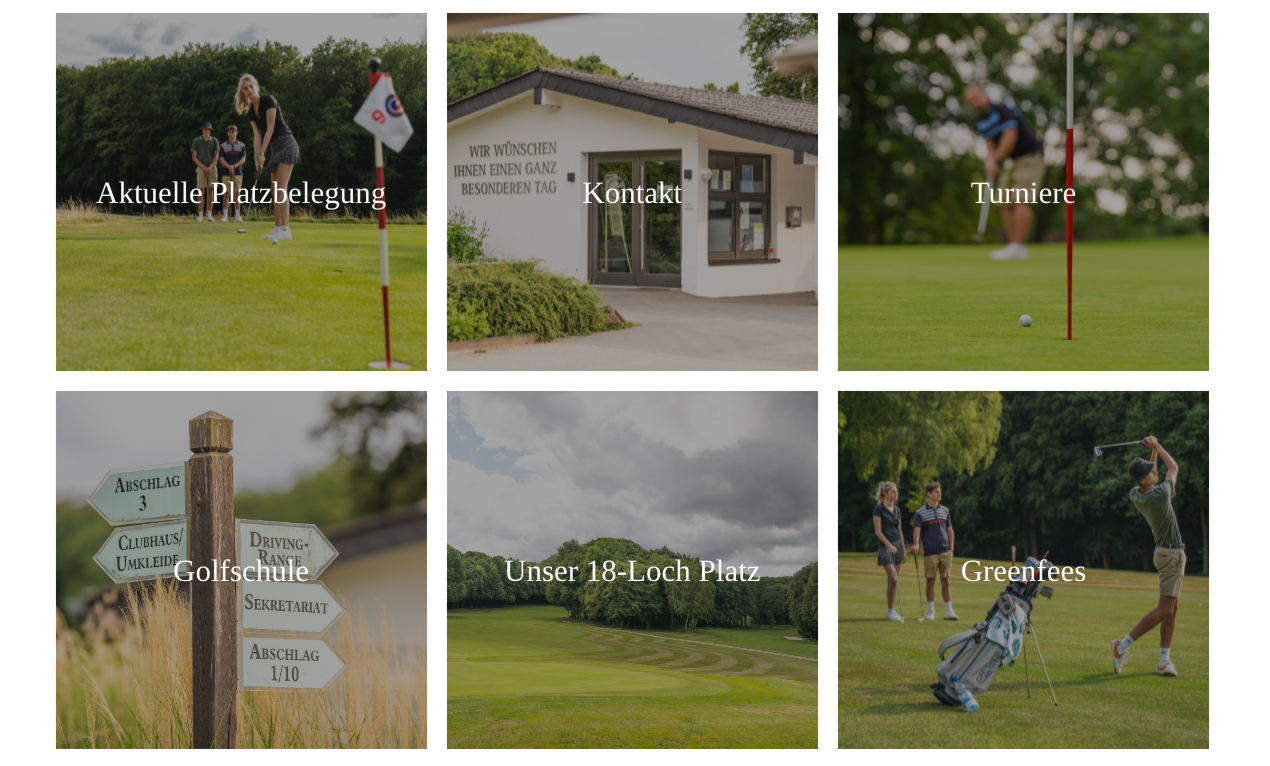 Golfplatz mit Informationen zu Platzbelegung, Turnieren, Golfunterricht und Greenfees.
